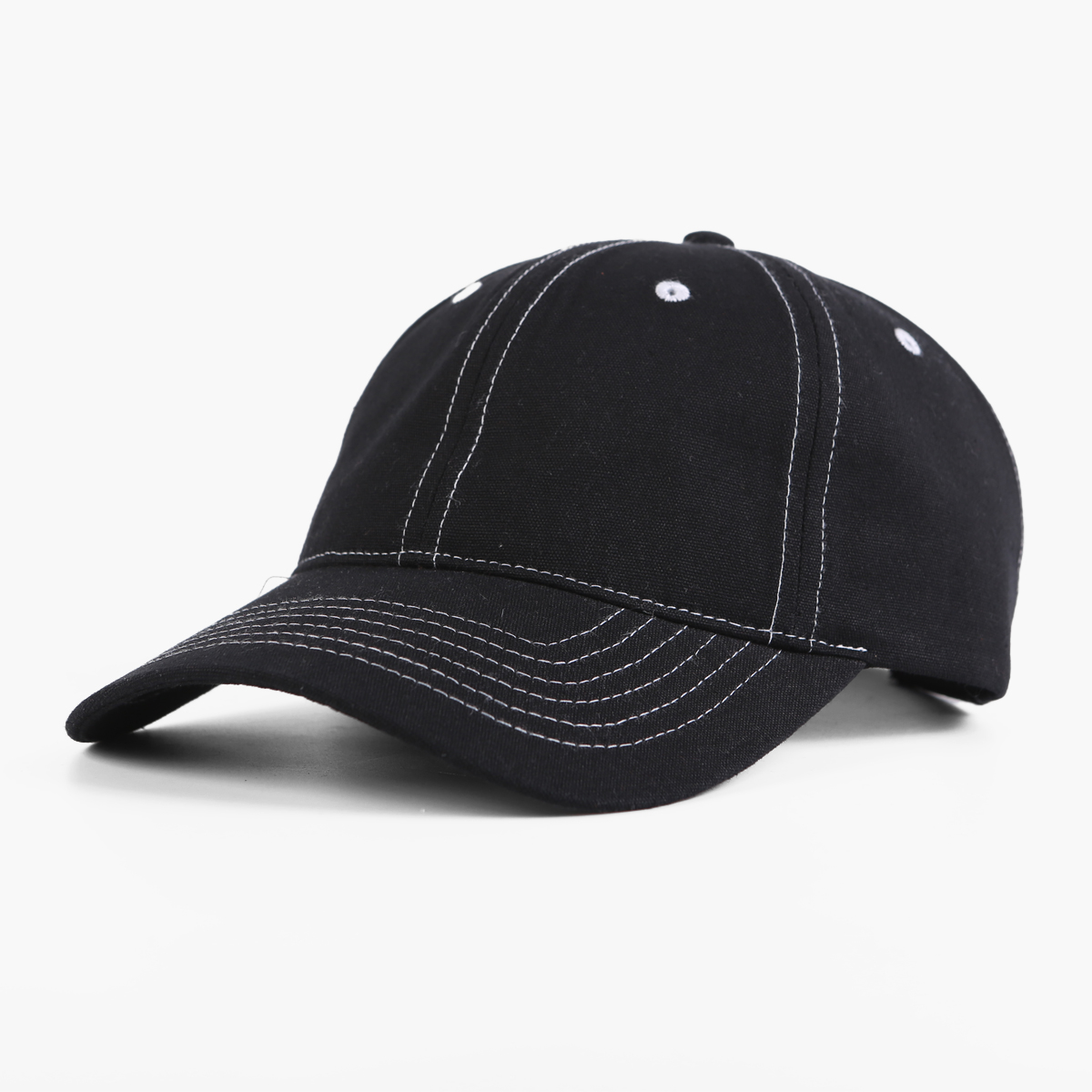 Custom Unstructured Low Profile Canvas Contrast Stitching Dad Hat - 6168
